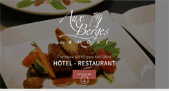 Desktop Screenshot of antonin-restaurant.com